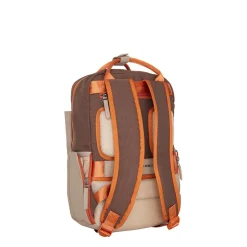 Ferron Miami Rugzak 9L Waterafstotende Laptop Rugtas 13 inch Schooltas en Werktas van PU Nylon Coffee