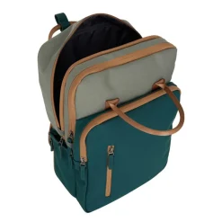 Ferron  Milwaukee 19 Liter  Laptoprugzak – Waterafstotend PU, Geschikt voor 15,6″ Laptop 19L Petrol