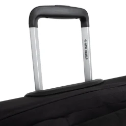 Gassaway Trolley Medium  | Reiskoffer 52L | Lichtgewicht Koffer met Dubbele Wielen | 60x36x24 cm Zwart