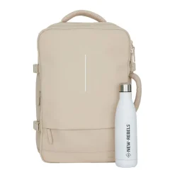 Jessi Womby Cabin Rugzak – 27L Waterdichte Onderseater Handbagage, Geschikt voor Vliegtuig 30x20x45cmr Beige
