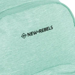 New Rebels ® BTS 2 - Laptoptas - Schooltas - 15 inch - Rugzak - Soft Mint