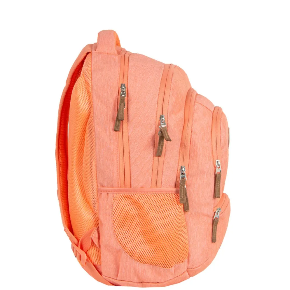 New Rebels ® BTS 4 schooltas met laptopvak soft Pink