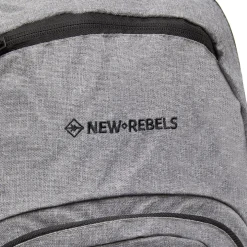 New Rebels ® BTS 3 schooltas met laptopvak antracite