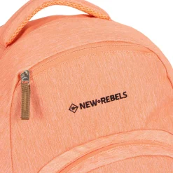 New Rebels ® BTS 3 schooltas met laptopvak soft Pink