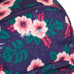 New Rebels ® BTS 2 schooltas met laptopvak Flower print