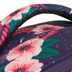 New Rebels ® BTS 2 schooltas met laptopvak Flower print