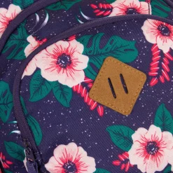 New Rebels ® BTS 4 schooltas met laptopvak flower print