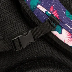 New Rebels ® BTS 4 schooltas met laptopvak flower print
