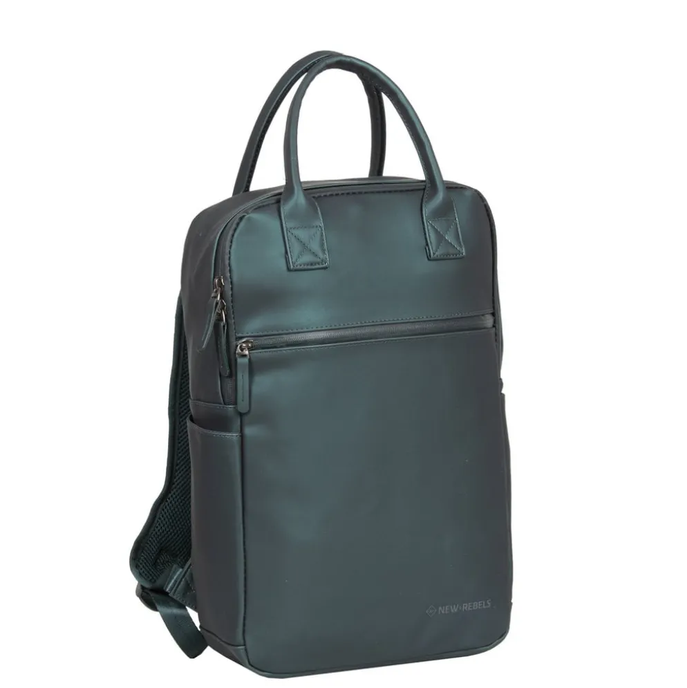 New Rebels ® Harper 3- Rugtas - Waterafstotend - Laptoptas 14 inch - 12 Liter - Waterproof Rugzak - Groen