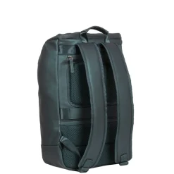 New Rebels ® Harper - Rugzak - Laptoptas - Rugtas - 18 Liter - Donker Groen -  Metallic