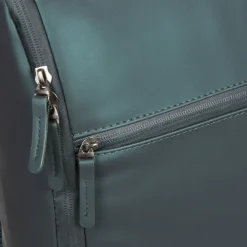 New Rebels ® Harper - Rugzak - Laptoptas - Rugtas - 18 Liter - Donker Groen -  Metallic