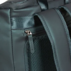 New Rebels ® Harper - Rugzak - Laptoptas - Rugtas - 18 Liter - Donker Groen -  Metallic