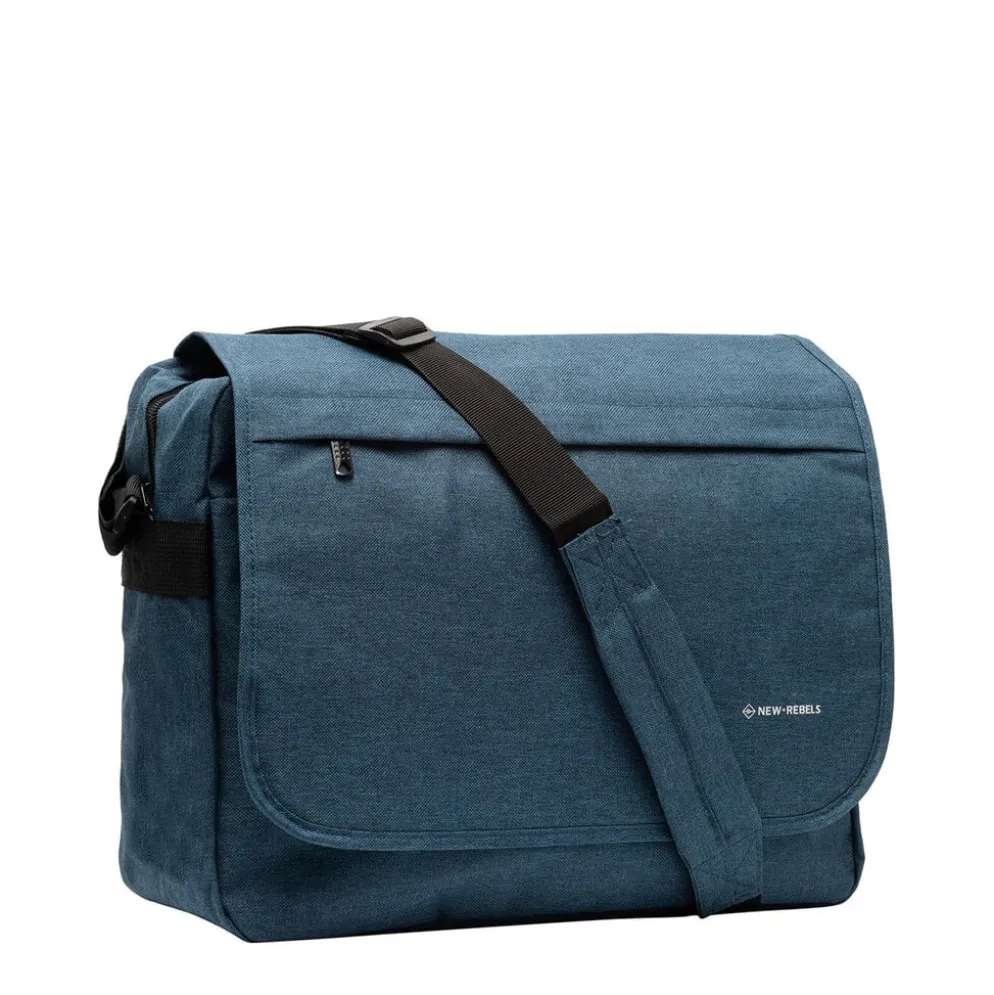 New Rebels ® Heaven26 - Large SchoudertasLaptoptas 15,6 - A4 - Shadow Blue