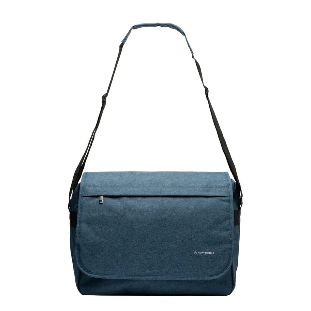 New Rebels ® Heaven26 - Large SchoudertasLaptoptas 15,6 - A4 - Shadow Blue