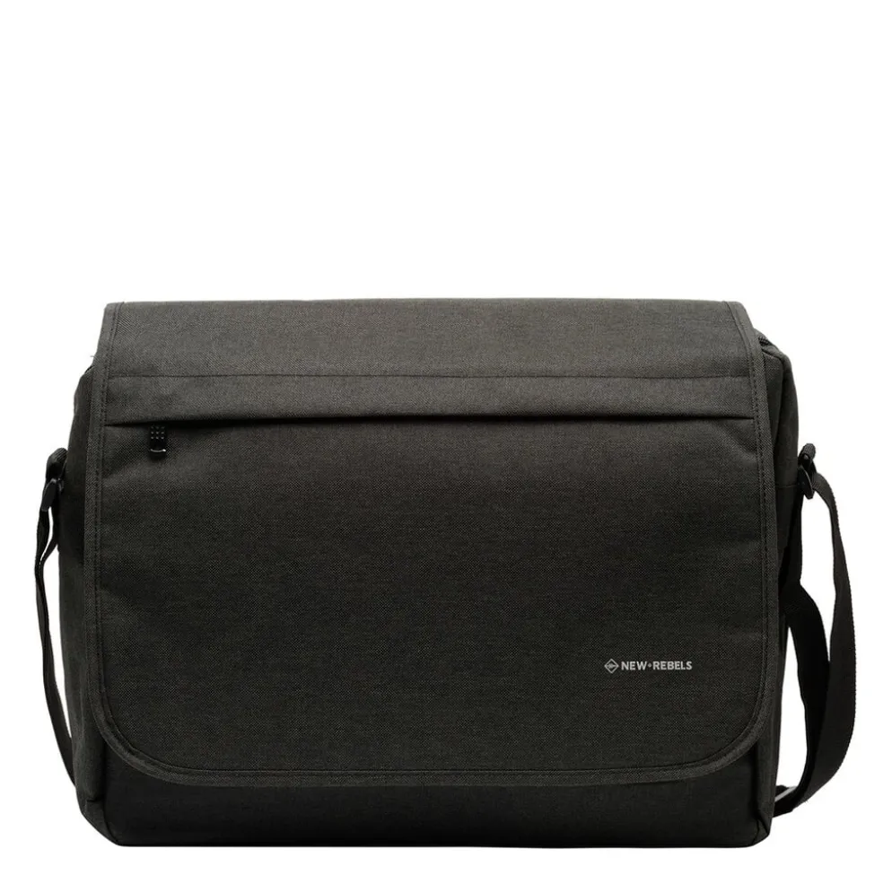 New Rebels ® Heaven26 - Large SchoudertasLaptoptas 15,6 - A4Zwart
