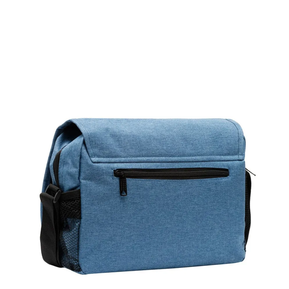 New Rebels ® Heaven25 - Medium Schoudertas A5 - Crossbodytas met flap - Soft Blauw