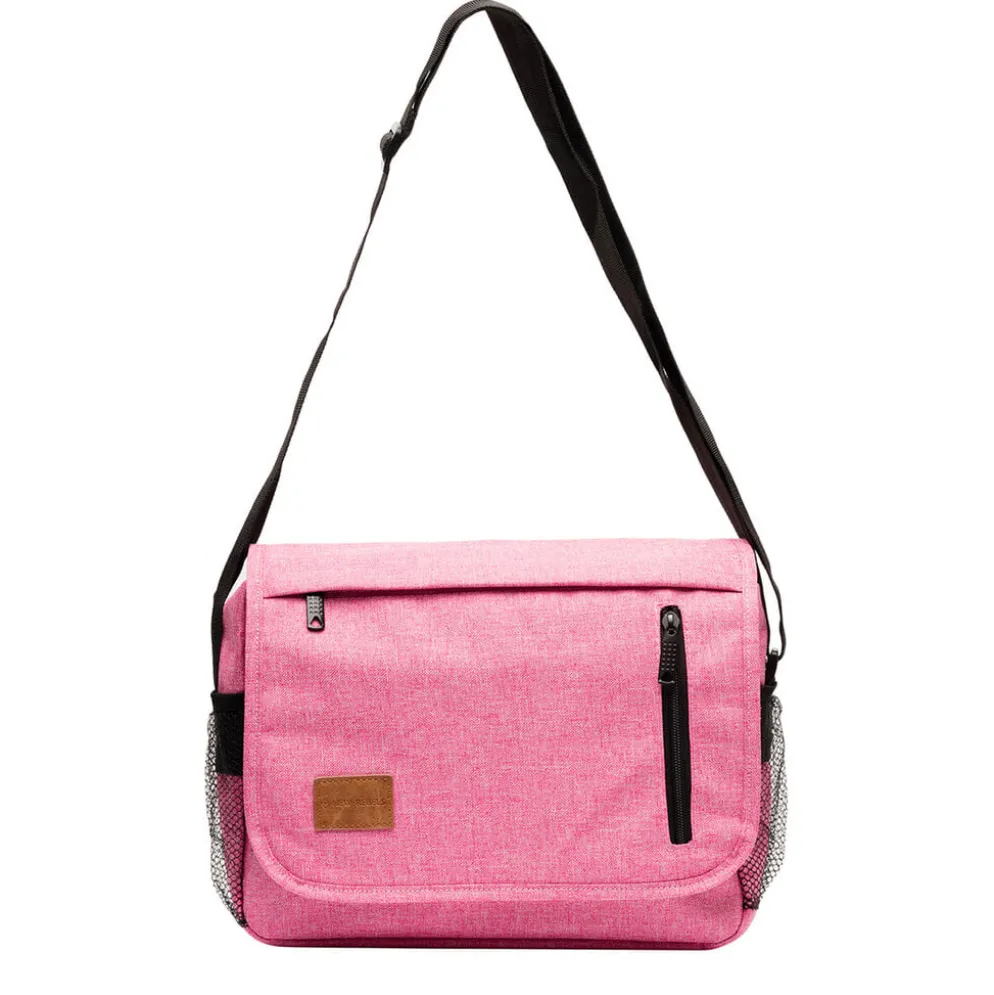 New Rebels ® Heaven25 - Medium Schoudertas A5 - Crossbodytas met flap - Roze