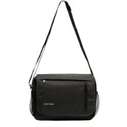 New Rebels ® Heaven25 - Medium Schoudertas  A5 - Crossbodytas met flap - Zwart
