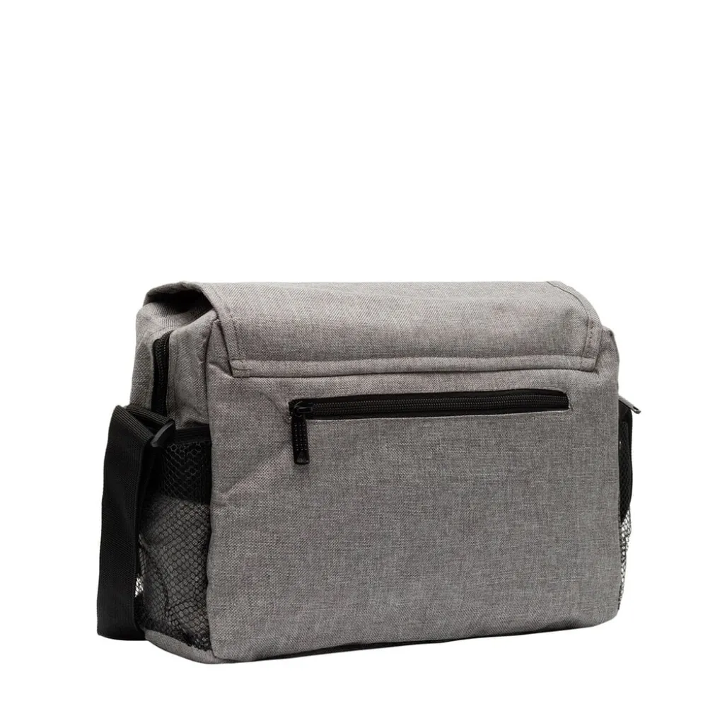 New Rebels ® Heaven25 - Medium Schoudertas A5 - Crossbodytas met flap - Grijs