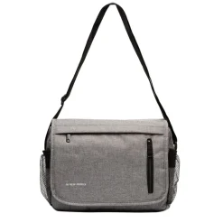 New Rebels ® Heaven25 - Medium Schoudertas A5 - Crossbodytas met flap - Grijs
