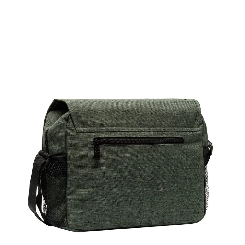 New Rebels ® Heaven25 - Medium Schoudertas A5 - Crossbodytas met flap Donker Groen