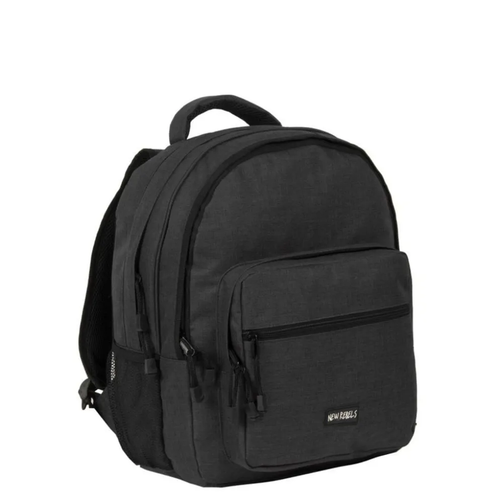 New Rebels ® Heaven School Rugzak Zwart