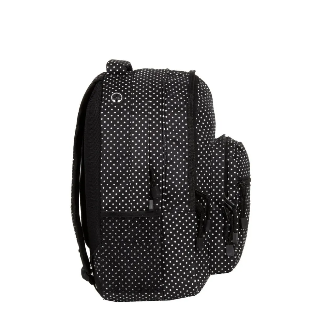 New Rebels ® Katschberg - Schooltas - Laptopvak - Zwart - Rugzak - Rugtas