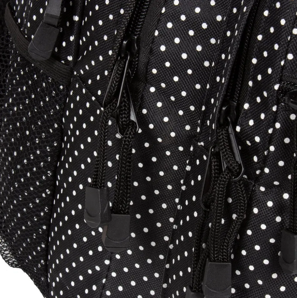 New Rebels ® Katschberg - Schooltas - Laptopvak - Zwart - Rugzak - Rugtas