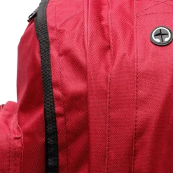 New Rebels ® Katschberg - Schooltas - Laptopvak - Burgundy - Rugzak - Rugtas
