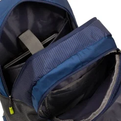 New Rebels ® Kinley - Rugtas - Schooltas - Vrijetijdstas - 35 Liter - Nylon - Navy Blauw