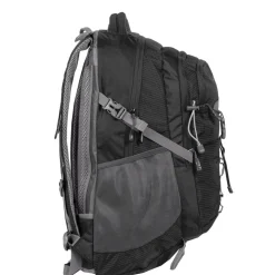 New Rebels ® Kinley - Rugtas - Schooltas - Vrijetijdstas - 48 Liter - Nylon - Zwart
