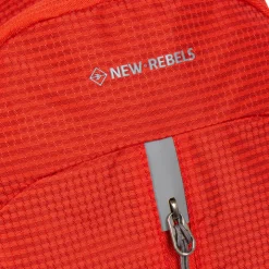 New Rebels ® Kinley - Rugtas - Schooltas - Vrijetijdstas - 35 Liter - Nylon - Rood