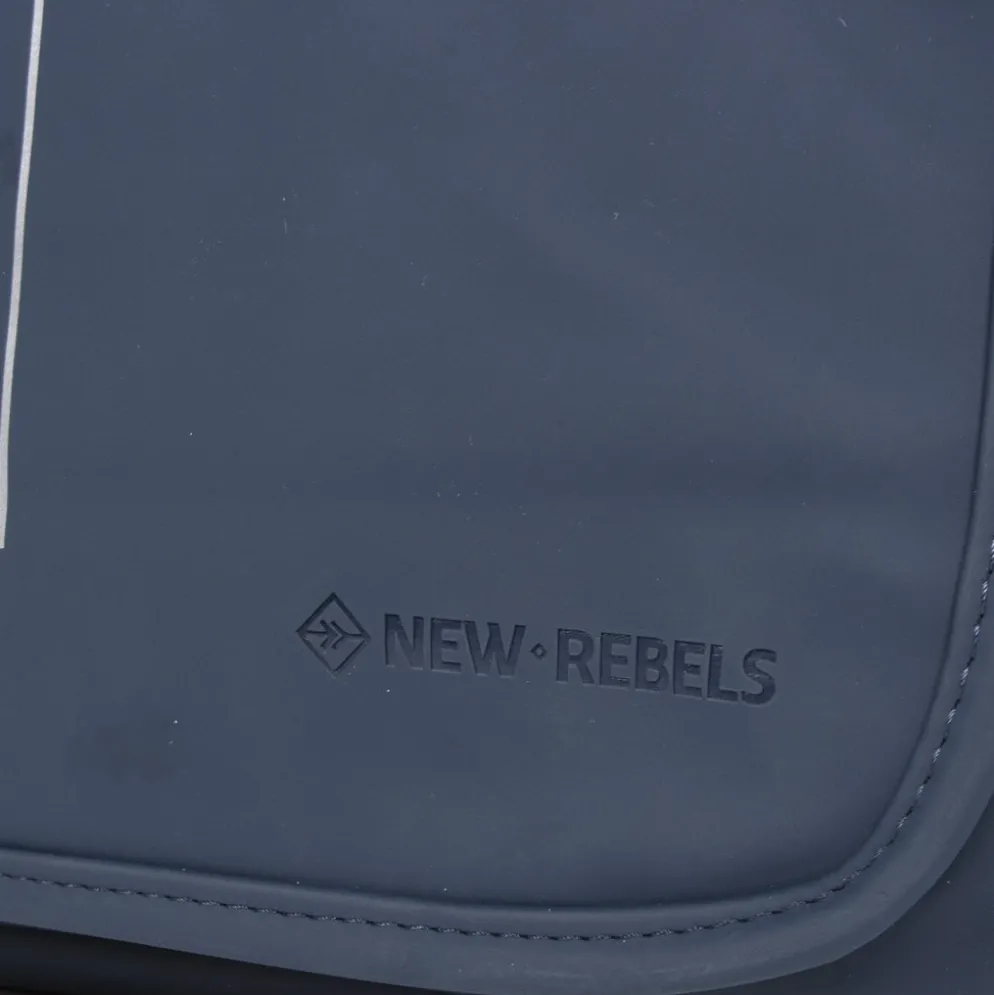 New Rebels ® Mart - Flapover - Navy Blauw - A5 - Schoudertas