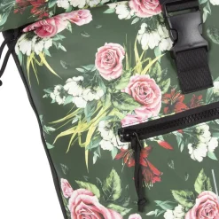 New Rebels ® Mart - Rolltop - Rugtas - Waterafstotend  - Flower Dark  - Large II - Rugzak