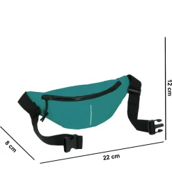 New Rebels ® Mart - Waterafstotend - Fanny Pack - Heuptas - Petrol