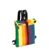 New Rebels ® Mart Rolltop - Mini Rugzak - Waterafstotend - Regenboog