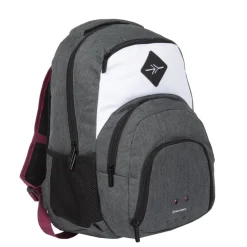 New Rebels ® Morris Rugtas met 3 vakken White 2 Tone 31X19X46CM