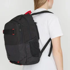 New Rebels - Otis - Stanford Rugtas 20L - Duotone - duurzaam waterafstotend polyester - 15.6" laptop - Zwart