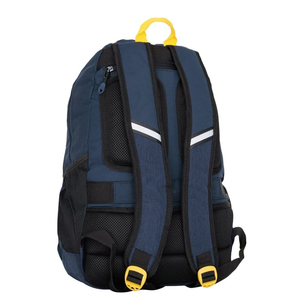 New Rebels - Otis - Stanford Rugtas 20L - Duotone - duurzaam waterafstotend polyester - 15.6" laptop - Navy