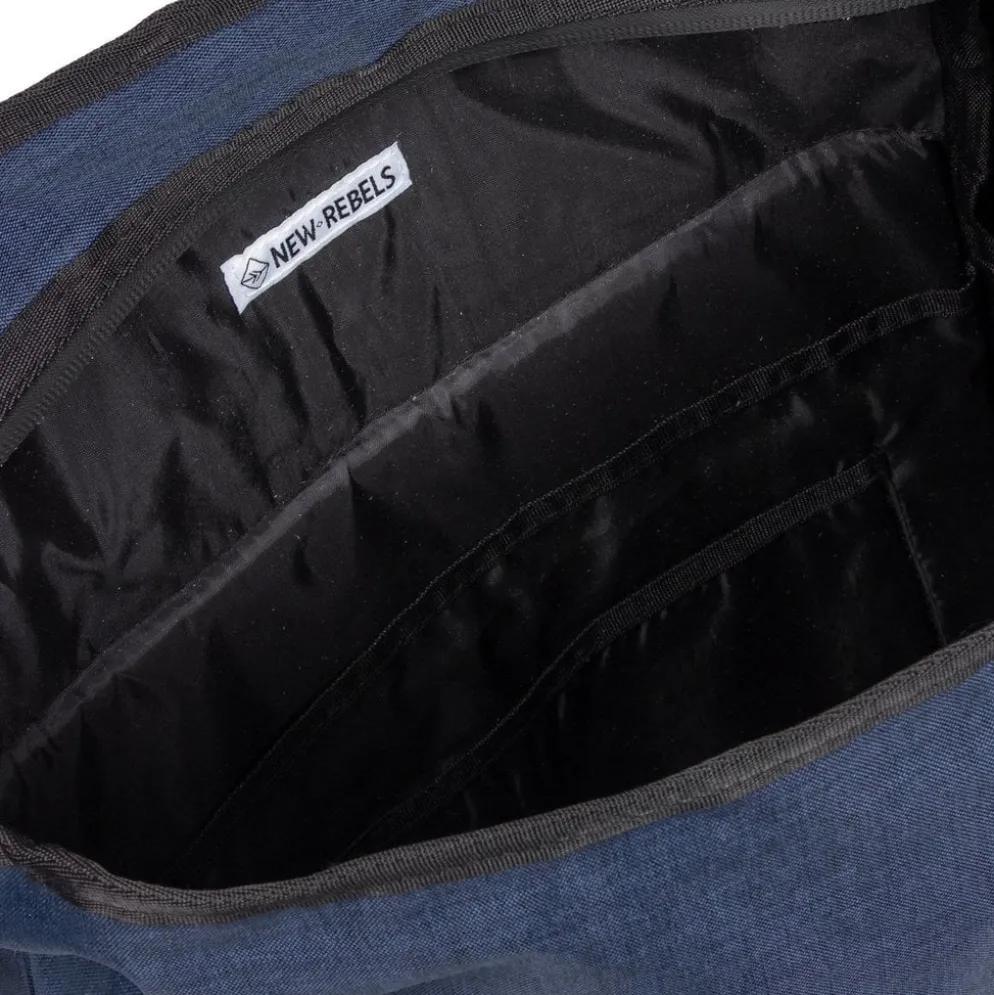 New Rebels ® Solar - Rolltop - Rugzak - Shadow Blue - 20L - Backpack - Waterafstotend - Rugtas