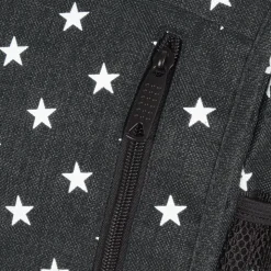 New Rebels ® Star25 - Medium Schoudertas  A5 - Crossbodytas met flap  - Grijs - with stars