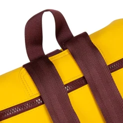 New Rebels ® Tim Rolltop Rugtas Small Yellow/Burgundy
