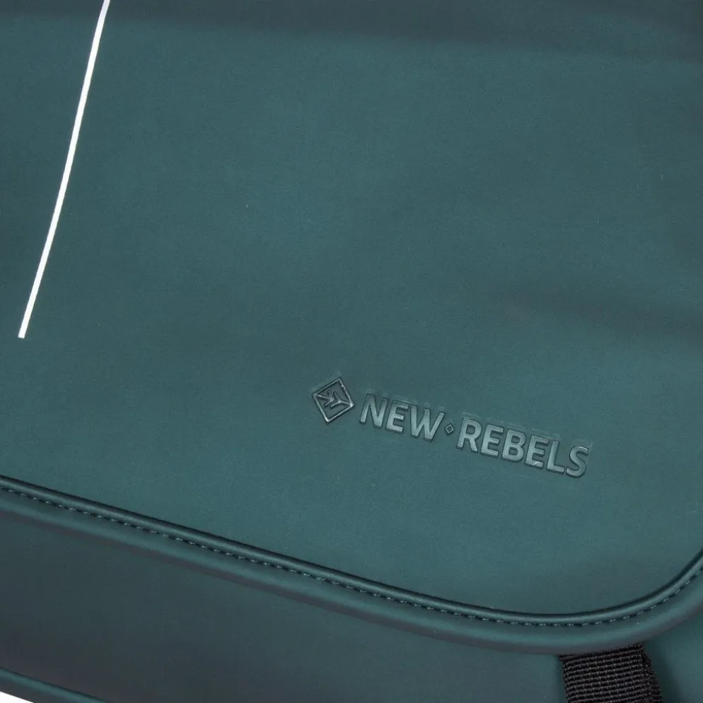 New Rebels ® William - Schoudertas - Donkergroen 10L - Waterafstotend