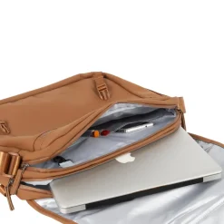 New Rebels ® William - Schoudertas - Cognac 10L  - Waterafstotend