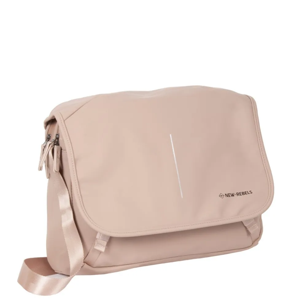 New Rebels ® William - Schoudertas - Old Pink 10L - Waterafstotend