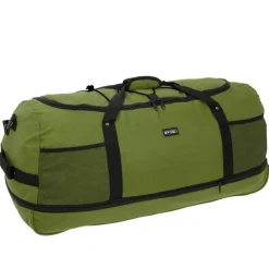 New Rebels Airmont Newark Olijf 110L Rollable Trolley Weekendtas Waterafstotend