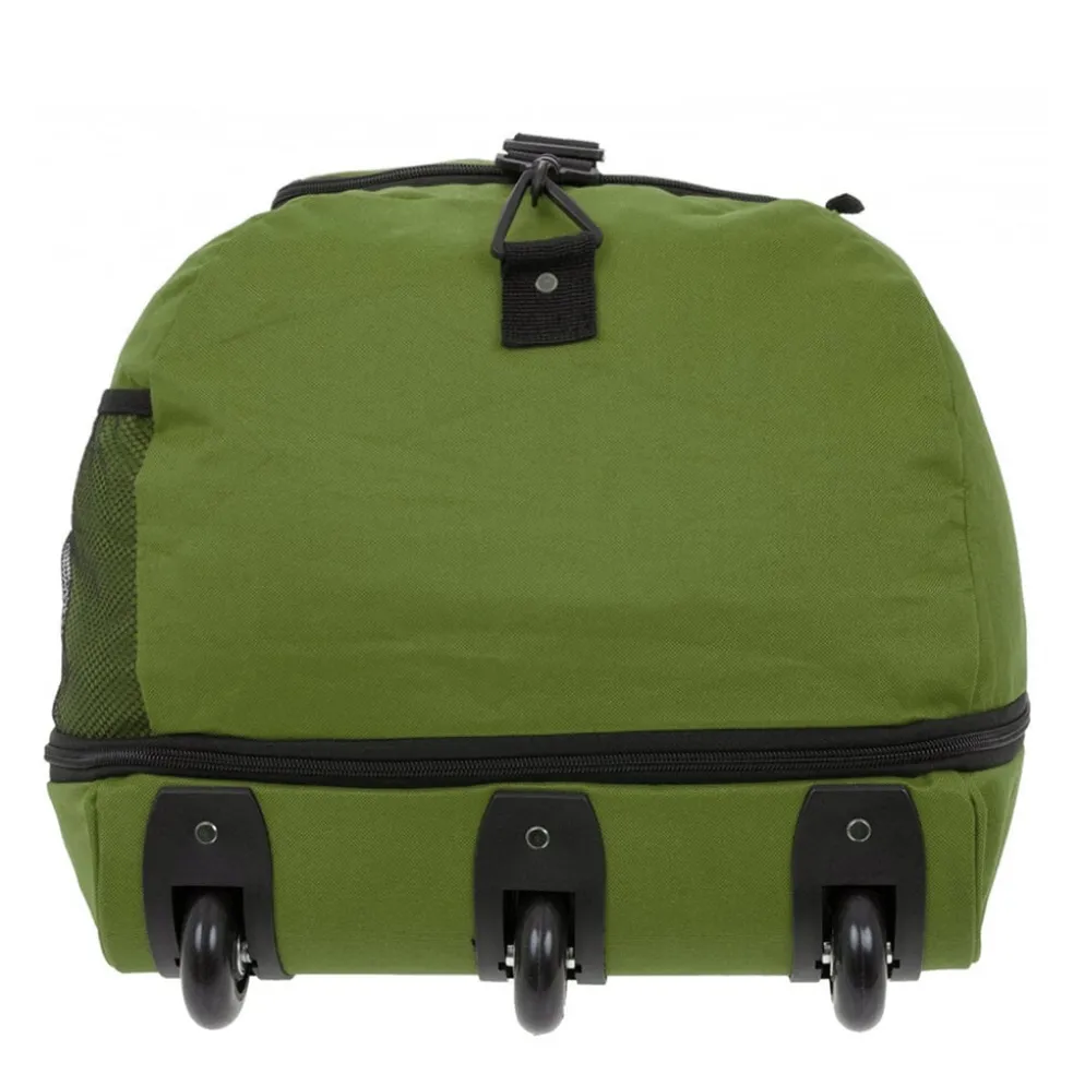 New Rebels Airmont Newark Olijf 110L Rollable Trolley Weekendtas Waterafstotend