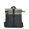 New Rebels Backham Los Angeles Zwart 7L Rolltop Rugzak Waterafstotend