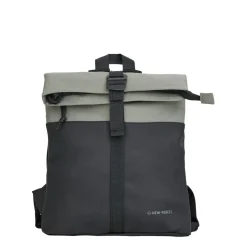 New Rebels Backham Los Angeles Zwart 7L Rolltop Rugzak Waterafstotend