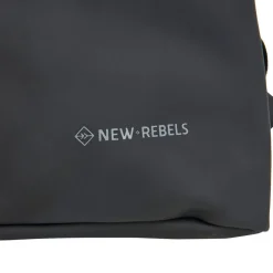 New Rebels Backham Los Angeles Zwart 7L Rolltop Rugzak Waterafstotend